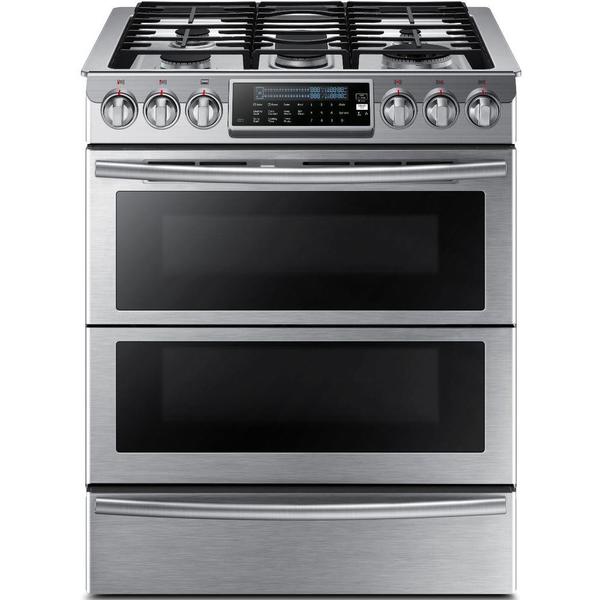 Samsung Chef Collection 30-inch Slide-in Dual Fuel Range