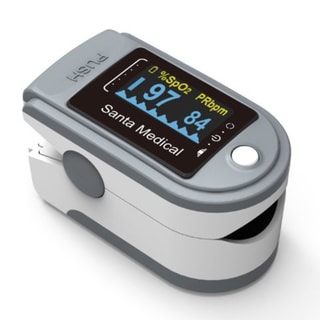 Santamedical Generation 2 SM-165 Fingertip Pulse Oximeter Oximetry Blood Oxygen Saturation Monitor