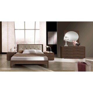 Luca Home Brown Queen Bedroom Set