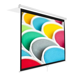 Pyle PRJSM9406 Universal 84-inch Roll-down Pull-down Matte White Manual Projection Screen (50.3 x 67.3)