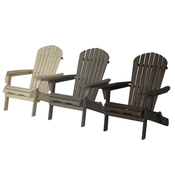 Villeret Folding Adirondack Chair - 18182144 - Overstock.com Shopping 