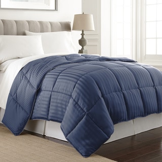 Dobby Stripe Reversible Down Alternative Comforter