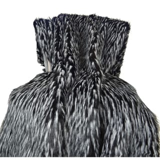 Plutus Wolf Faux Fur Handmade Throw