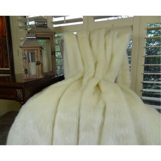 Plutus Arctic Fox Handmade Throw