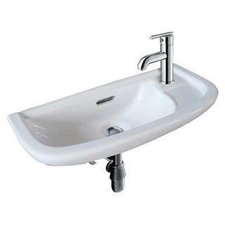Fine Fixtures White 20-inch Wall-mounted Sink