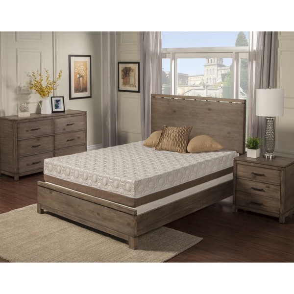Blissful Nights Peony 10-inch Queen-size Memory Foam Mattress