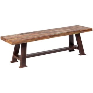 Porter Brooklyn Reclaimed Wood Dining Bench (India)