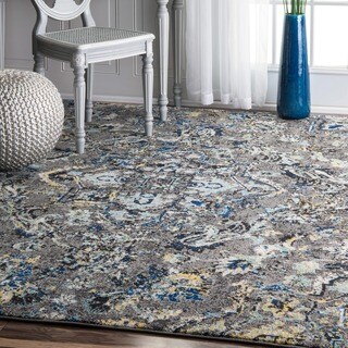 nuLOOM Modern Vintage Paisley Multi Rug (6'7 x 9')