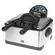 Kalorik Professional Style Stainless Steel Triple Basket Deep Fryer with Digital Control