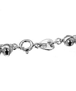 Journee Collection Toddler Sterling Silver Jingle Bracelet