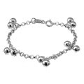 Journee Collection  Toddler Sterling Silver Jingle Bracelet