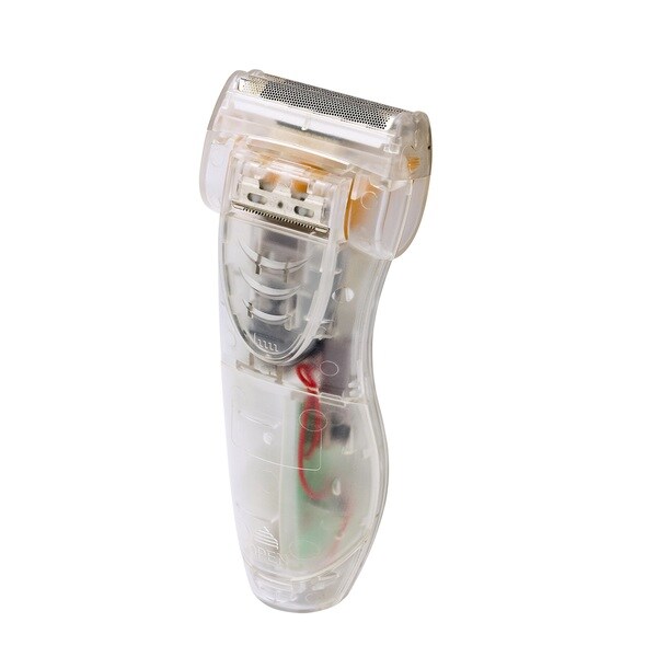 Pursonic BSF200C Battery Operated Dual Foil Shaver with Pop Up Trimmer