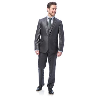 Kenneth Cole Men's Reaction Gunmetal Basketweave Suit Separates Coat