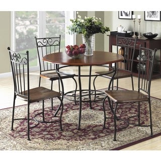 Dorel Living 5-Piece Wood and Metal Dinette
