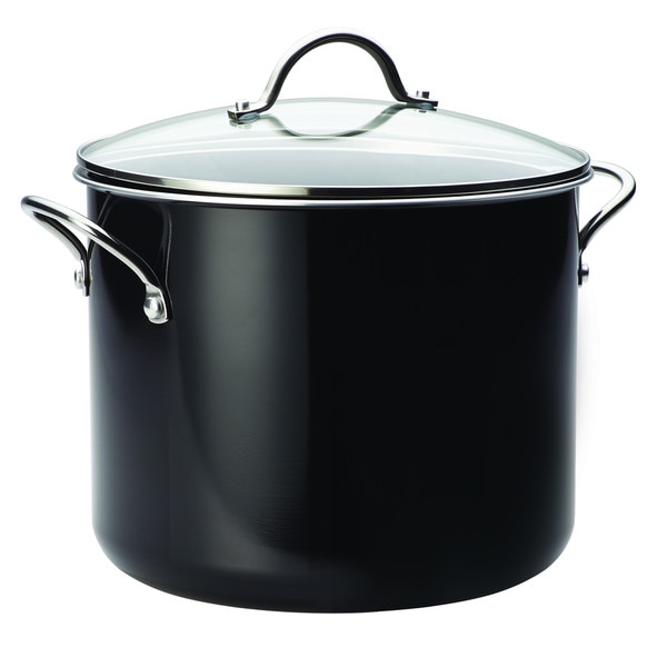 Farberware Aluminum Nonstick 12-Quart Stockpot, Black - 18358053 ...