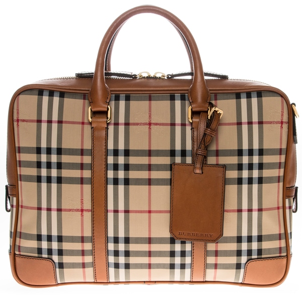 Burberry Horseferry Check Newburg Briefcase 18369785
