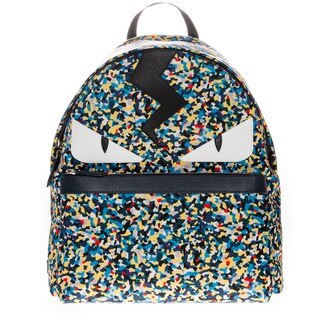 Fendi Multicolor Print Monster Backpack