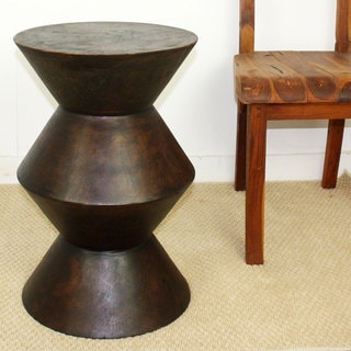 Mocha Oil Mango Solid Inverted V Stool (Thailand)