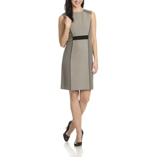 Tahari Arthur S. Levine Women's Two-tone Pattern Dress