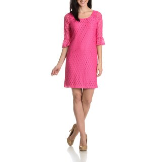 Rabbit Rabbit Rabbit Women's Cinched Bell Sleeve Dress