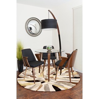 Verdana Mid Century Modern Chair in Walnut Wood