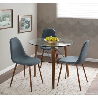 Trilogy Mid Century Modern Table in Walnut Wood