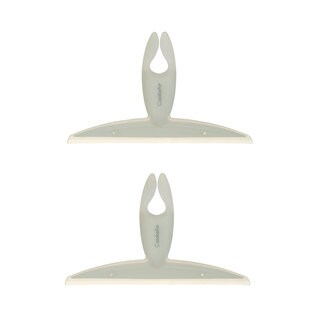 Casabella Clip-On Silicone Squeegee (Set of 2)