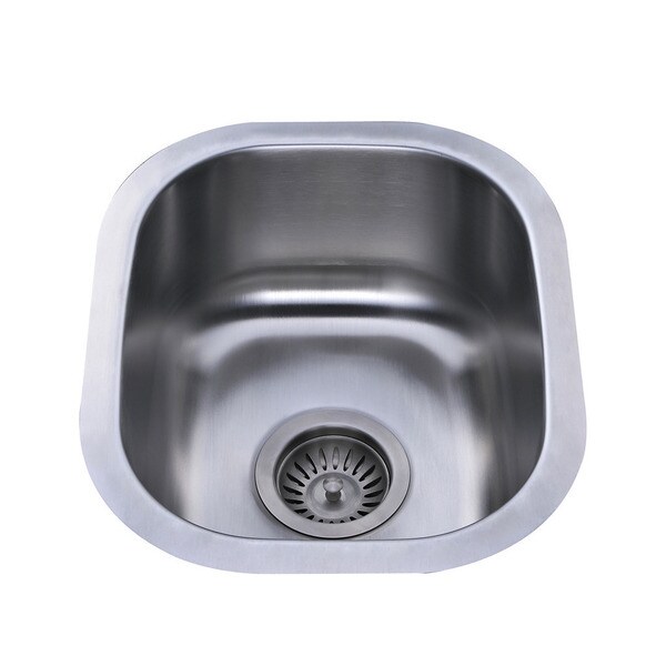 ... 15-inch Undermount Single Bowl 18 Gauge Stainless Steel Kitchen Sink