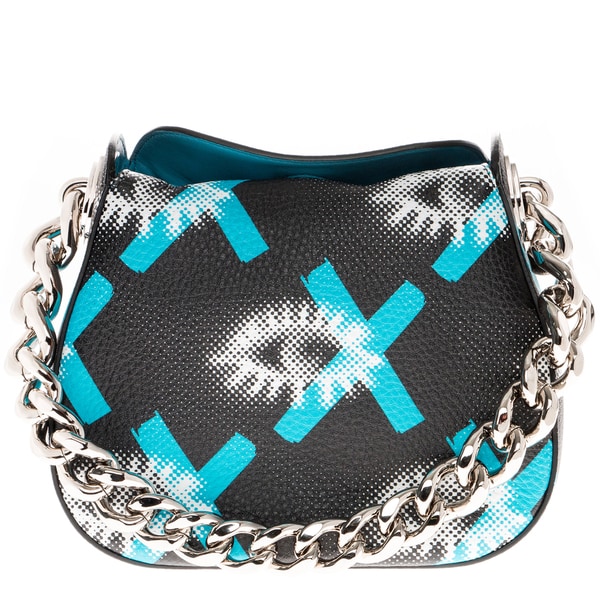black leather prada handbag - Prada Daino St. Eyes Single Chain Grained Leather Handbag ...