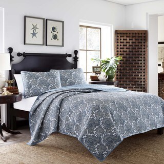 Tommy Bahama Fenders Bay Indigo Quilt Set