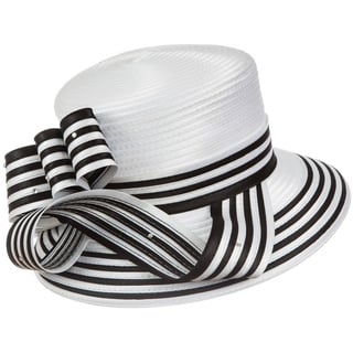 Giovanna Signature Women's Stripe Ribbon Hat