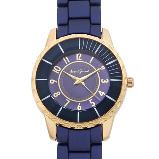 Auguste Jaccard Women's Scoria Blue Colored Bezel Tachymeter Watch