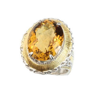 One-of-a-kind Michael Valitutti Zambian Citrine Ring