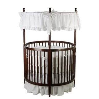 Angel Line Traditional Round Crib in Cherry