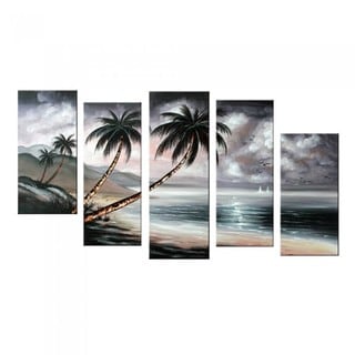 Hand-painted Cloudy Sky Modern Nature Landscape 1200