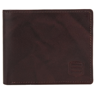 Suvelle Bifold Mens Genuine Leather RFID Wallets Slim Travel Wallet