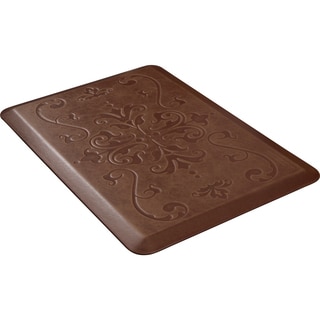 WellnessMats Brown Anti-Fatigue Mat Estates Collection Essential Series (36 x 24)