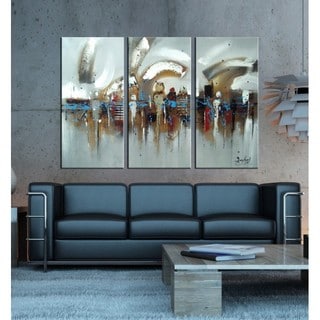 Hand-painted Abstract Human Life Painting 1190