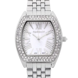 Auguste Jaccard Women's Coquina Mother of Pearl Crystal Bezel Watch