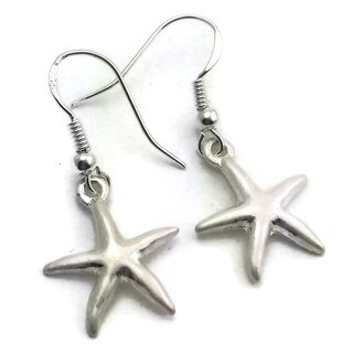 Mama Designs Handmade Sterling Silver Starfish Earrings
