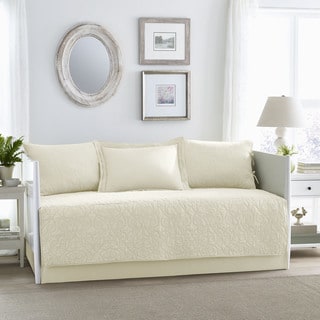 Laura Ashley Felicity Ivory 5-piece Daybed Cover Set