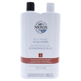 Nioxin System 4 33.8-ounce Cleanser & Scalp Therapy Conditioner Duo