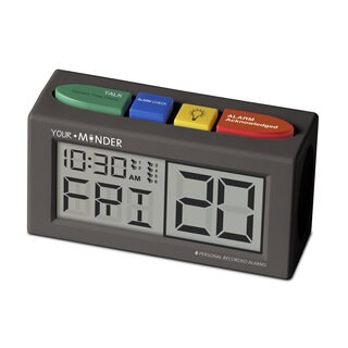Interactive 6 Personalized Alarm Reminder Clock with AC Adapter