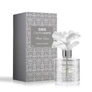 Fresh Linen Essential Oils Diffuser with Aroma Flower