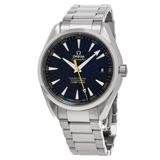 Omega Men's 231.10.42.21.03.004 'Seamaster150' Blue Dial Stainless Steel Bond Limited Edition Swiss Automatic Watch