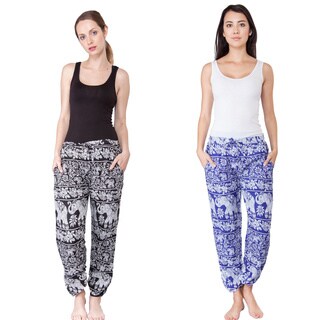 An Elephant's Spring Cropped Travel Pants (Nepal)