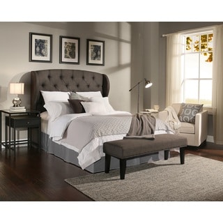 Republic Design House Archer Grey Tufted Upholstered Headboard-Bench Collection