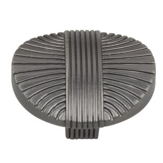 GlideRite 1.375-inch Brushed Black Nickel Rounded Shield Cabinet Knobs (Pack of 10 or 25)