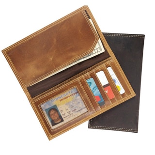 Canyon Outback Crazy Horse RFID Security Blocking Leather Long Wallet