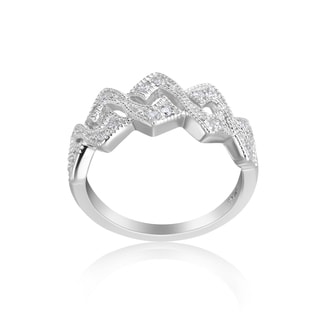 Andrew Charles 14k White Gold 1/4ct TDW Diamond Ring (H-I, SI2-I1)